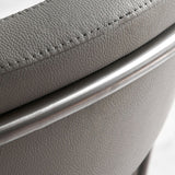 Pie de respaldo de respaldo ajustable de estilo moderno con cojín de cuero