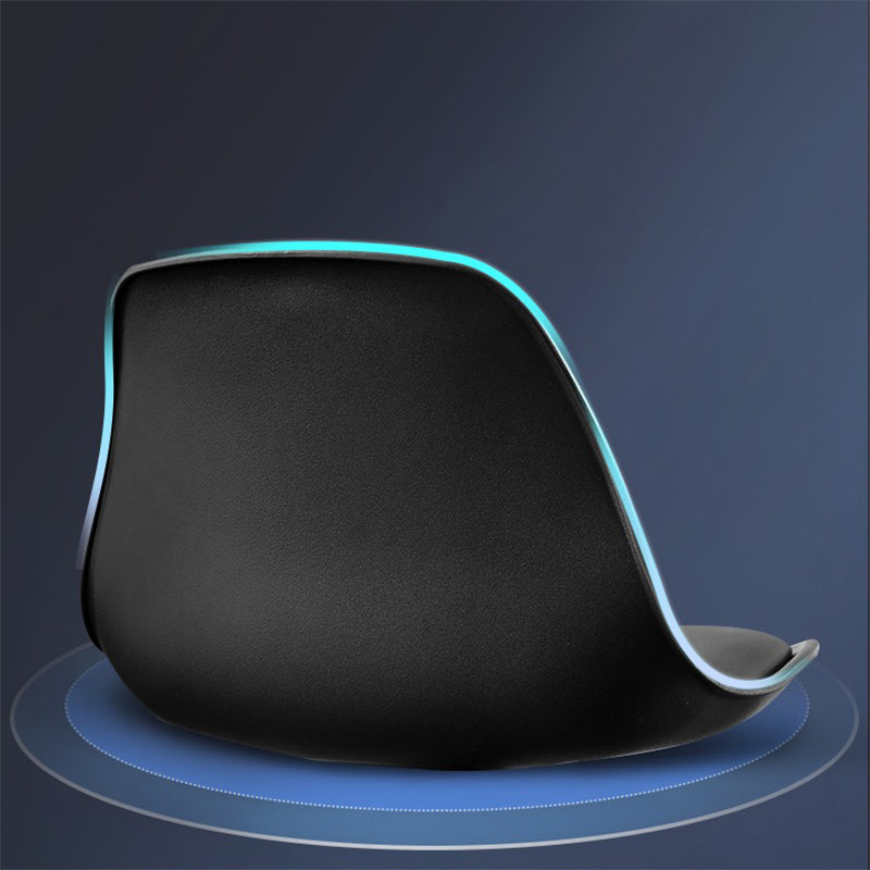 Sgabello da bar senza braccio girevole moderno ad altezza regolabile con poggiapiedi