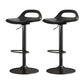 Modern Adjustable Height Swivel Low Back Bar Stool with Footrest