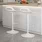Modern Adjustable Height Swivel Low Back Bar Stool with Footrest