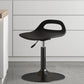 Modern Adjustable Height Swivel Low Back Bar Stool with Footrest