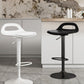 Modern Adjustable Height Swivel Low Back Bar Stool with Footrest