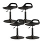 Modern Adjustable Height Swivel Low Back Bar Stool with Footrest