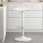 Modern Adjustable Height Swivel Low Back Bar Stool with Footrest