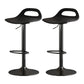 Modern Adjustable Height Swivel Low Back Bar Stool with Footrest