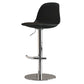 Modern Adjustable Height Swivel Low Back Bar Stool with Metal Base