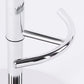 Modern Adjustable Height Swivel Low Back Bar Stool with Metal Base