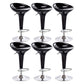 Modern Adjustable Height Swivel Armless Bar Stool with Metal Base Black 6 Piece Set Clearhalo 'Bar Furniture' 'Bar Stools' 'bar_stools' 'furn' 'furn_bar_stools' 'Furniture' 'Kitchen & Dining Furniture' 7686688