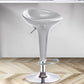Modern Adjustable Height Swivel Armless Bar Stool with Metal Base Silver 1 Piece Clearhalo 'Bar Furniture' 'Bar Stools' 'bar_stools' 'furn' 'furn_bar_stools' 'Furniture' 'Kitchen & Dining Furniture' 7686692