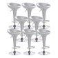 Modern Adjustable Height Swivel Armless Bar Stool with Metal Base Silver 8 Piece Set Clearhalo 'Bar Furniture' 'Bar Stools' 'bar_stools' 'furn' 'furn_bar_stools' 'Furniture' 'Kitchen & Dining Furniture' 7686699