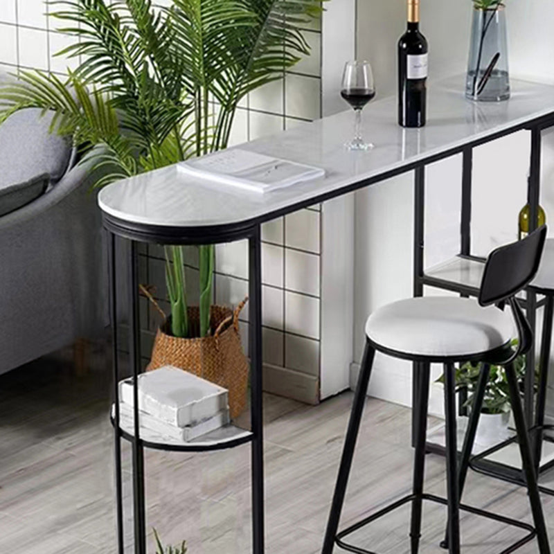 Contemporary 1/2/3 Pieces Stone Specialty Bar Table Set for Indoor Clearhalo 'Bar Furniture' 'furn' 'furn_home_bar_bar_sets' 'Furniture' 'Home Bars & Bar Sets' 'home_bar_bar_sets' 'Kitchen & Dining Furniture' 7686940