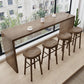 Modern Solid Wood Indoor Rectangle Double pedestal Bar Dining Table Clearhalo 'Bar Furniture' 'Bar Tables' 'bar_tables' 'furn' 'furn_bar_tables' 'Furniture' 'Kitchen & Dining Furniture' 7686997