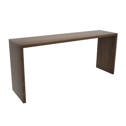 Modern Solid Wood Indoor Rectangle Double pedestal Bar Dining Table Without Chairs Clearhalo 'Bar Furniture' 'Bar Tables' 'bar_tables' 'furn' 'furn_bar_tables' 'Furniture' 'Kitchen & Dining Furniture' 7687001
