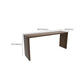 Modern Solid Wood Indoor Rectangle Double pedestal Bar Dining Table Clearhalo 'Bar Furniture' 'Bar Tables' 'bar_tables' 'furn' 'furn_bar_tables' 'Furniture' 'Kitchen & Dining Furniture' 7687007