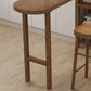 Contemporary Solid Wood Living Room Bar Dining Table in Brown Clearhalo 'Bar Furniture' 'Bar Tables' 'bar_tables' 'furn' 'furn_bar_tables' 'Furniture' 'Kitchen & Dining Furniture' 7687064