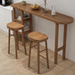 Contemporary Solid Wood Living Room Bar Dining Table in Brown Clearhalo 'Bar Furniture' 'Bar Tables' 'bar_tables' 'furn' 'furn_bar_tables' 'Furniture' 'Kitchen & Dining Furniture' 7687066