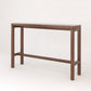 Modern Dining Room Rectangle Trestle Solid Wood Bar Dining Table Nut-Brown Without Chairs Clearhalo 'Bar Furniture' 'Bar Tables' 'bar_tables' 'furn' 'furn_bar_tables' 'Furniture' 'Kitchen & Dining Furniture' 7687092