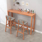 Modern Dining Room Rectangle Trestle Solid Wood Bar Dining Table Clearhalo 'Bar Furniture' 'Bar Tables' 'bar_tables' 'furn' 'furn_bar_tables' 'Furniture' 'Kitchen & Dining Furniture' 7687093