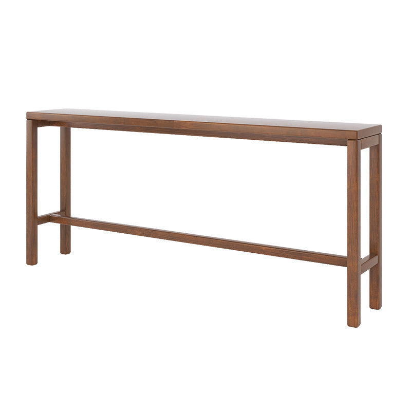 Modern Dining Room Rectangle Trestle Solid Wood Bar Dining Table Clearhalo 'Bar Furniture' 'Bar Tables' 'bar_tables' 'furn' 'furn_bar_tables' 'Furniture' 'Kitchen & Dining Furniture' 7687098
