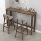 Modern Dining Room Rectangle Trestle Solid Wood Bar Dining Table Clearhalo 'Bar Furniture' 'Bar Tables' 'bar_tables' 'furn' 'furn_bar_tables' 'Furniture' 'Kitchen & Dining Furniture' 7687101