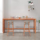 Modern Dining Room Rectangle Trestle Solid Wood Bar Dining Table Clearhalo 'Bar Furniture' 'Bar Tables' 'bar_tables' 'furn' 'furn_bar_tables' 'Furniture' 'Kitchen & Dining Furniture' 7687102