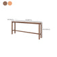 Modern Dining Room Rectangle Trestle Solid Wood Bar Dining Table Clearhalo 'Bar Furniture' 'Bar Tables' 'bar_tables' 'furn' 'furn_bar_tables' 'Furniture' 'Kitchen & Dining Furniture' 7687107