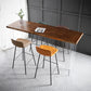 Modern Solid Wood Acrylic Base Bar Table for Kitchen Dining Room Clearhalo 'Bar Furniture' 'Bar Tables' 'bar_tables' 'furn' 'furn_bar_tables' 'Furniture' 'Kitchen & Dining Furniture' 7687110