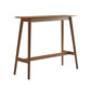 Modern Bamboo Rectangle Pub Table with Trestle for Living Room Tan Without Chairs Clearhalo 'Bar Furniture' 'Bar Tables' 'bar_tables' 'furn' 'furn_bar_tables' 'Furniture' 'Kitchen & Dining Furniture' 7687126