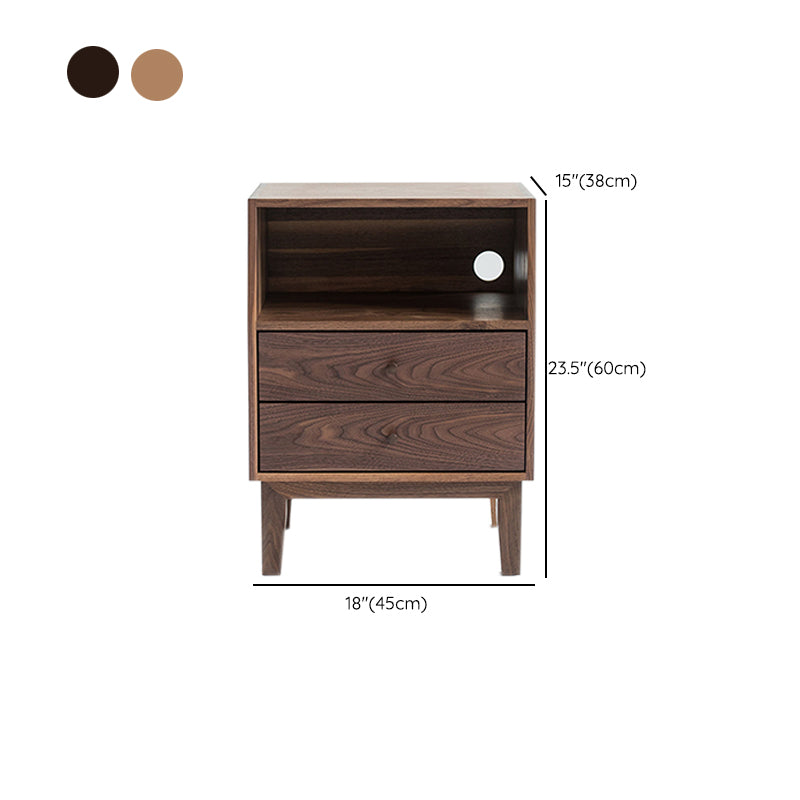 伝統的な引き出しには、アクセントテーブルナイトスタンドが含まれていました24 "脚付き