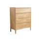 Commode de coffre de rangement moderne commode en bois massif avec 7/6/5/4 tiroirs