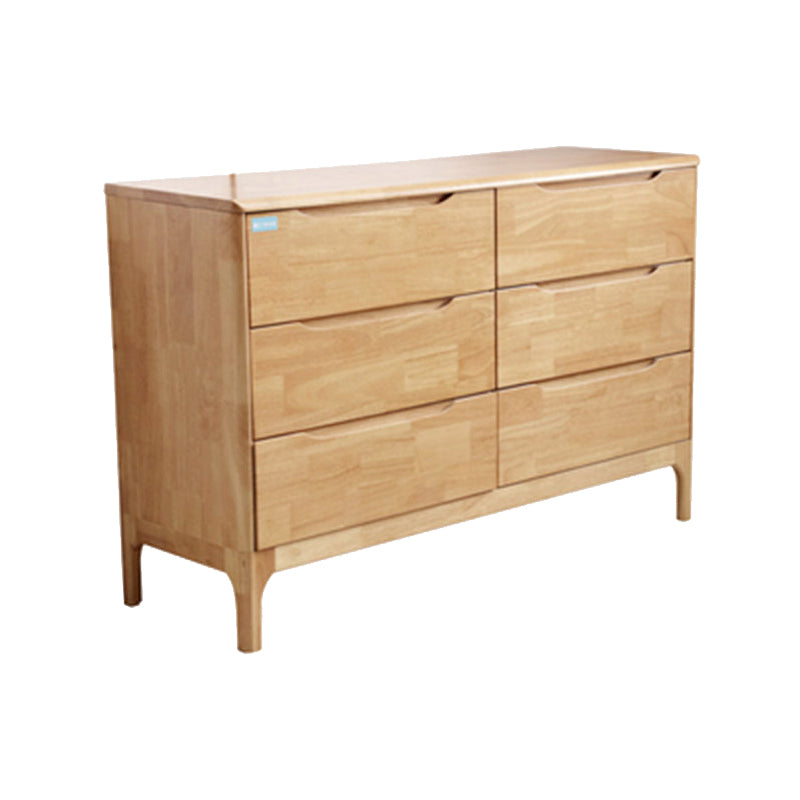 Commode de coffre de rangement moderne commode en bois massif avec 7/6/5/4 tiroirs