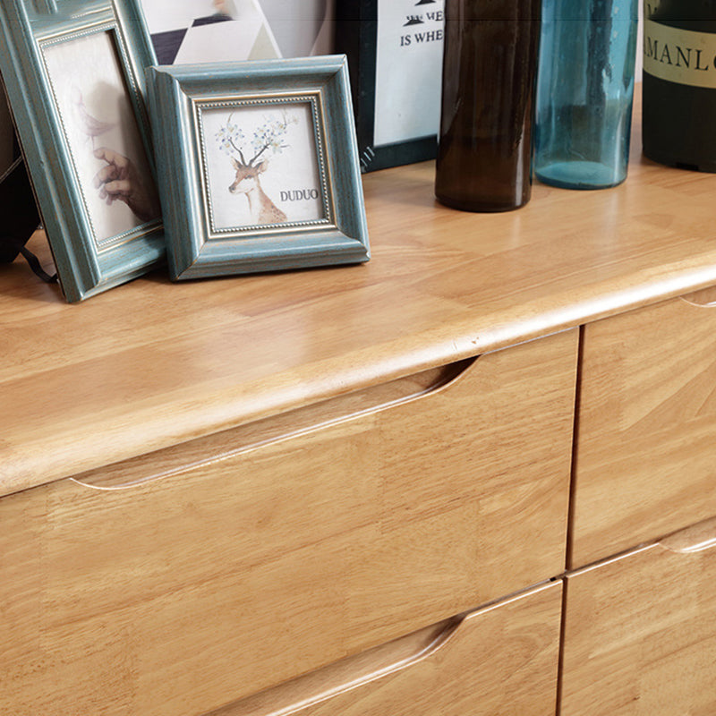 Commode de coffre de rangement moderne commode en bois massif avec 7/6/5/4 tiroirs