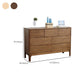 Commode de coffre de rangement moderne commode en bois massif avec 7/6/5/4 tiroirs