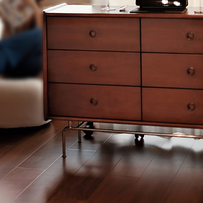 Commode moderne commode coffre en bois massif avec tiroirs 9/6/5