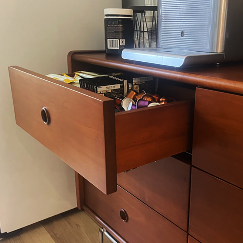 Commode moderne commode coffre en bois massif avec tiroirs 9/6/5