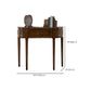 14 inch Wide Console Table Mid-Century Modern Wood Accent Table for Hall