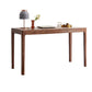 Bruin eiken slaapkamer bureau een enkele lade Parsons Base Writing Desk