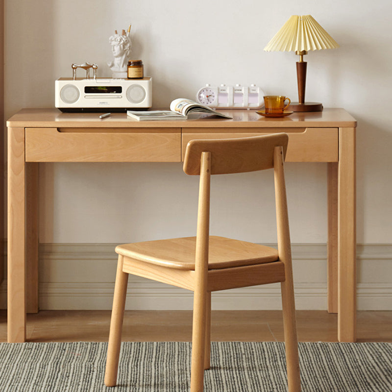 BAME WOOD Home Office scrivania moderna scrivania naturale con cassetto