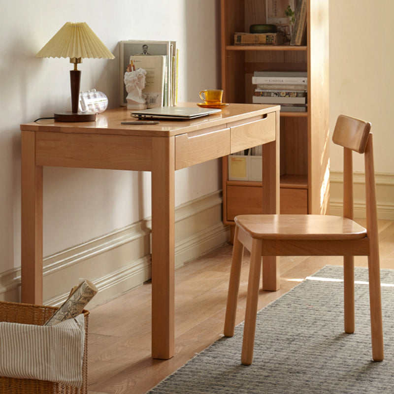 BOIS BOOD BUREAU HOME BUREAU MODERNE NATUREL WRICH WITHER avec tiroir