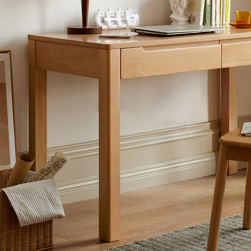 BAME WOOD Home Office scrivania moderna scrivania naturale con cassetto