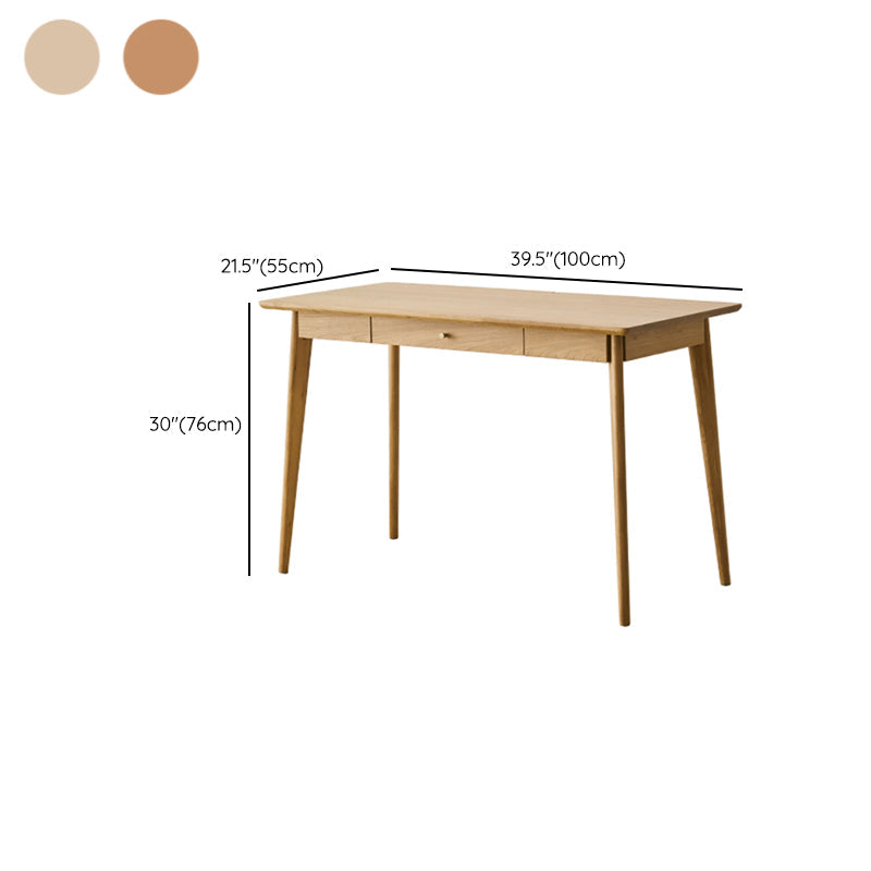 Modern Cable Management Office Desk Bedroom Solid Wood Writing Desk Clearhalo 'furn' 'furn_office_desk' 'Furniture' 'Office Desks' 'Office Furniture' 'office_desk' 7690985