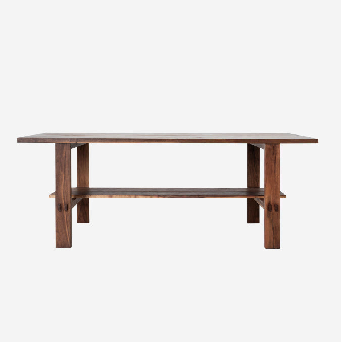 Solid Wood Rectangular Writing Desk Living Room Office Desk,29.1" H 91"L x 39"W x 29"H Brown Clearhalo 'furn' 'furn_office_desk' 'Furniture' 'Office Desks' 'Office Furniture' 'office_desk' 7691004