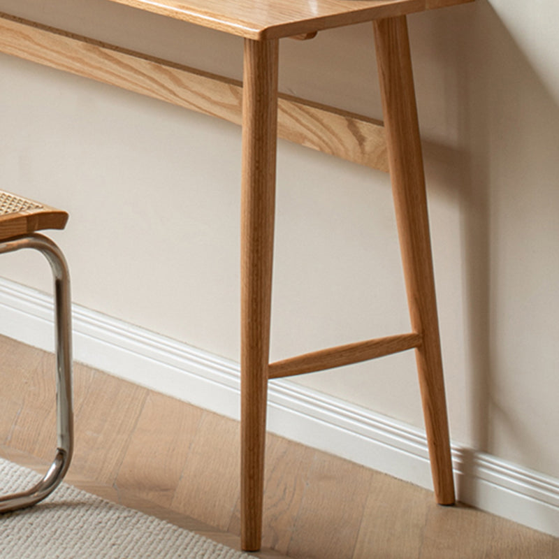 Solid Wood Home Office Desk Contemporary Trestle Base Writing Desk Clearhalo 'furn' 'furn_office_desk' 'Furniture' 'Office Desks' 'Office Furniture' 'office_desk' 7691039