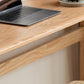Solid Wood Home Office Desk Contemporary Trestle Base Writing Desk Clearhalo 'furn' 'furn_office_desk' 'Furniture' 'Office Desks' 'Office Furniture' 'office_desk' 7691041
