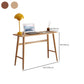Solid Wood Home Office Desk Contemporary Trestle Base Writing Desk Clearhalo 'furn' 'furn_office_desk' 'Furniture' 'Office Desks' 'Office Furniture' 'office_desk' 7691043