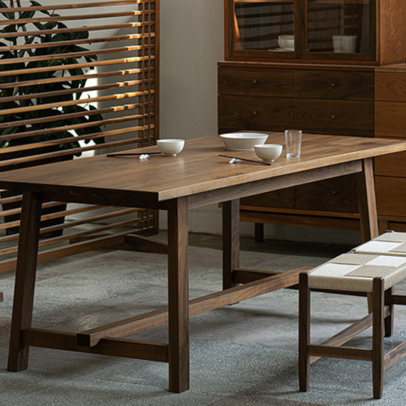 Bureau d'écriture de maison contemporaine Bureau de base en bois massif en bois massif