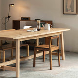 Bureau d'écriture de maison contemporaine Bureau de base en bois massif en bois massif