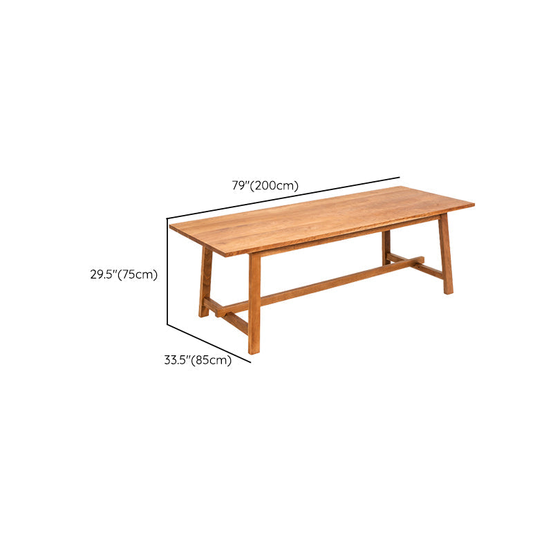 Bureau d'écriture de maison contemporaine Bureau de base en bois massif en bois massif