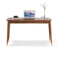 Bedroom Office Desk Solid Wood Legs Parsons Writing Desk with Drawer Light Brown Clearhalo 'furn' 'furn_office_desk' 'Furniture' 'Office Desks' 'Office Furniture' 'office_desk' 7691084
