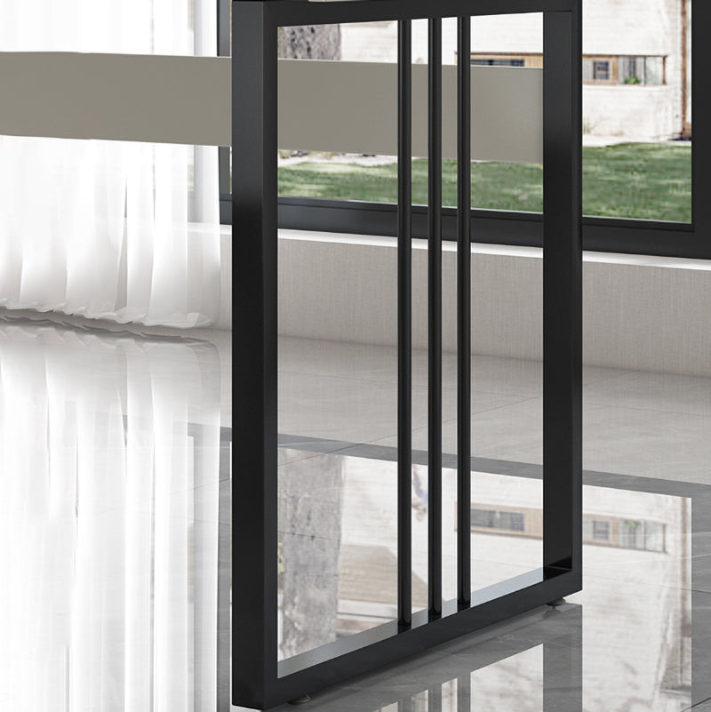 Table ordinateur portable de forme rectangulaire Bureau d'écriture en pierre en gris / blanc